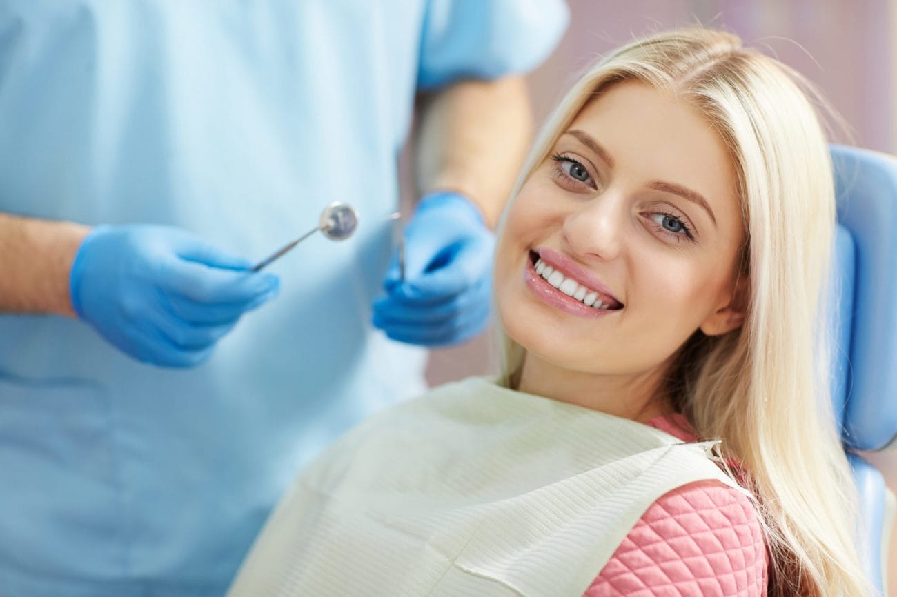 Relaxed patient in dental chair